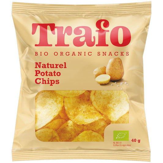 Trafo_Organic Crisps Natural 40g-Pack of 15