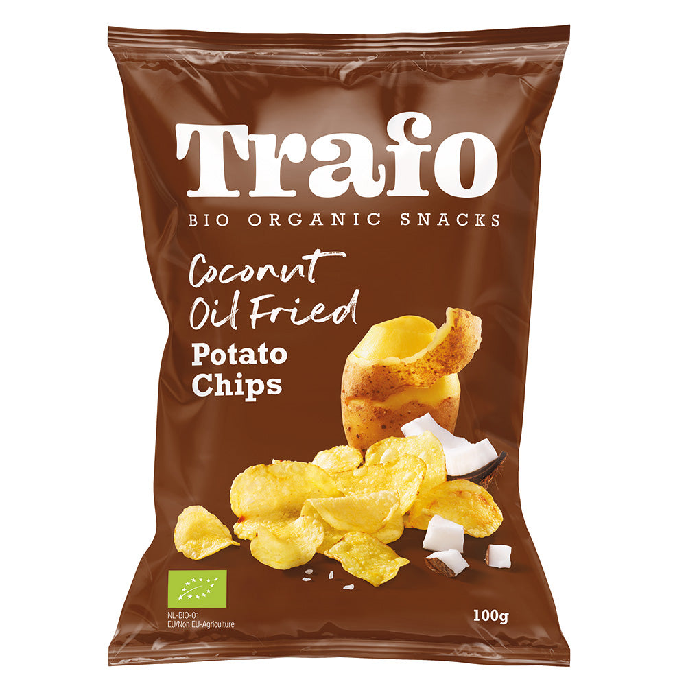 Trafo_Organic Chips Fried in Coconut Oil 100g-Pack of 12