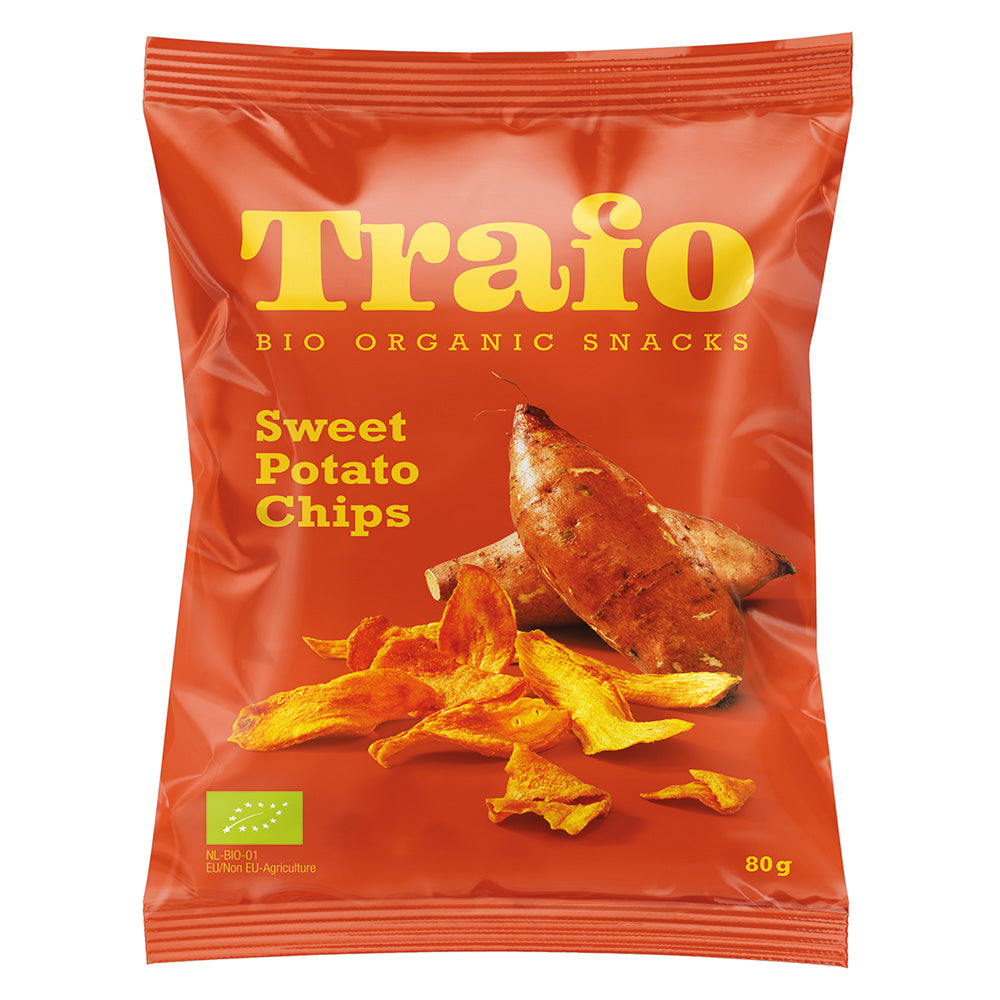 Trafo_Organic Sweet Potato Crisps 80g-Pack of 6
