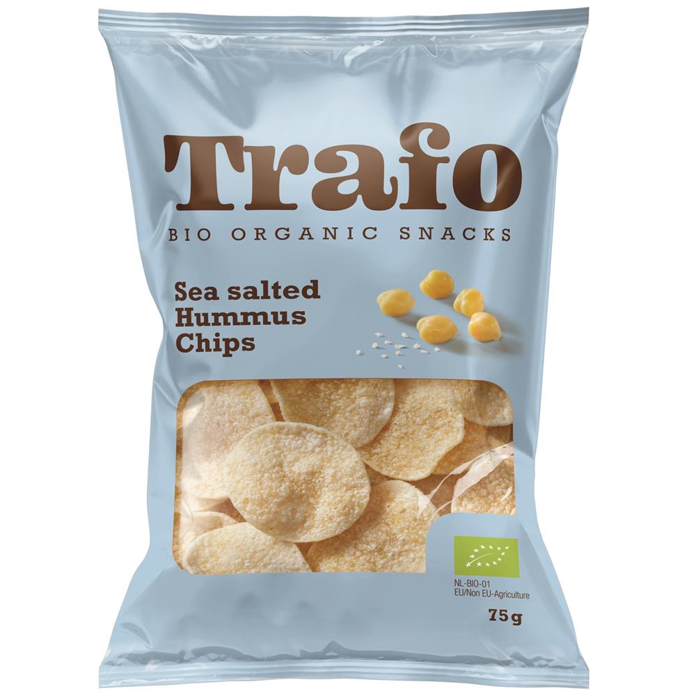 Trafo_Organic Hummus Chips Seasalt 75g-pack of 6