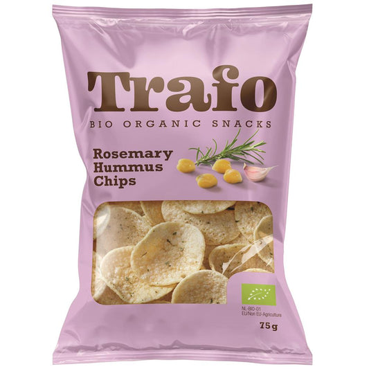 Trafo_Organic Hummus Chips Rosemary 75g-Pack of 6
