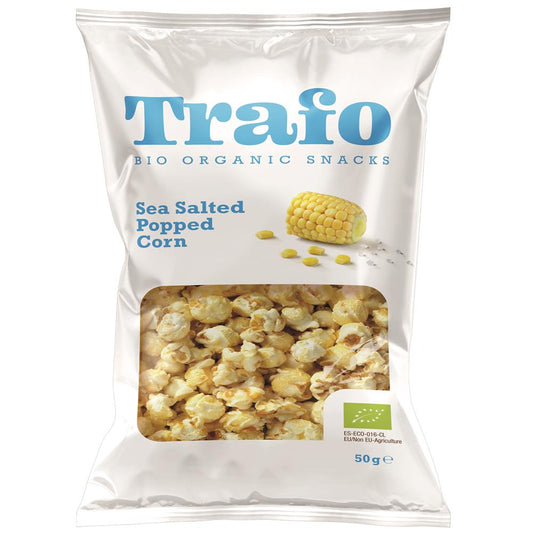 Trafo_Organic Popcorn Salted 50g-Pack of 6
