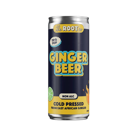 The Root Co_Natural Ginger Beer from Cold-Pressed East African Ginger - 230ml-pack of 3