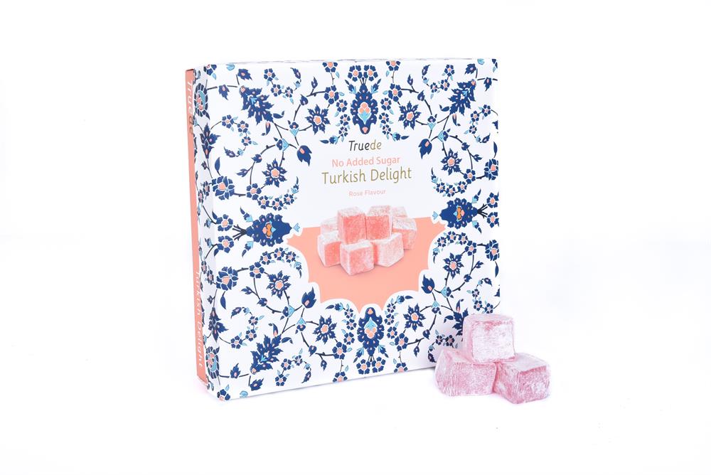 Truede_Rose Flavour No Sugar Added Turkish Delight 110g
