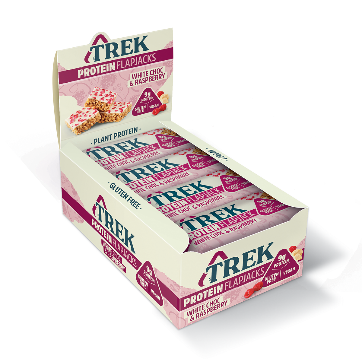 TREK Protein Flapjack 16x50g Cocoa & Oat