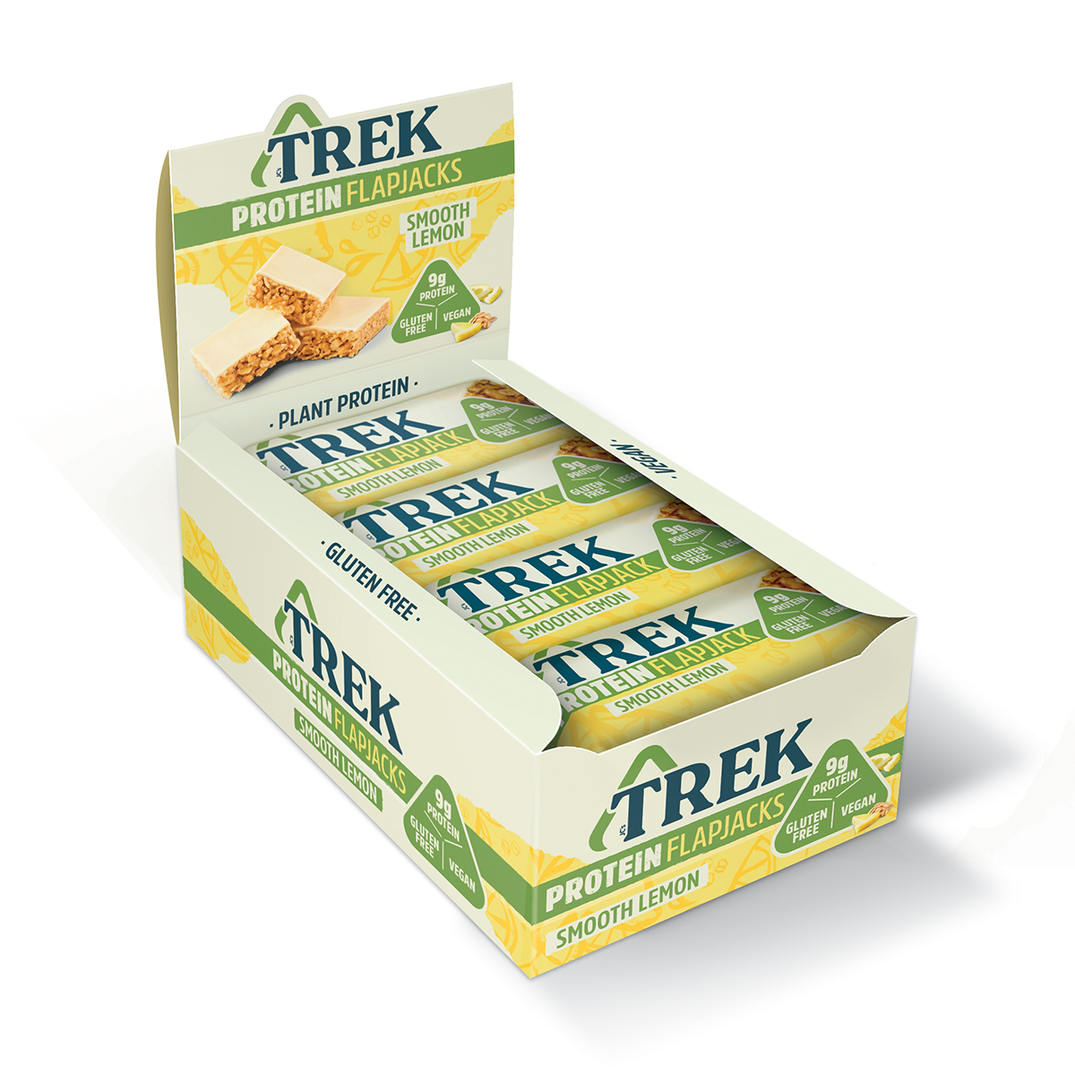TREK Protein Flapjack 16x50g Cocoa & Oat