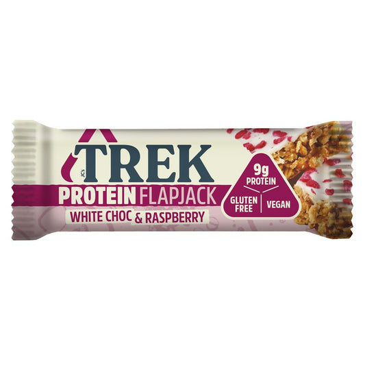 Trek_White Choc & Raspberry Flapjack 50g-pack of 16