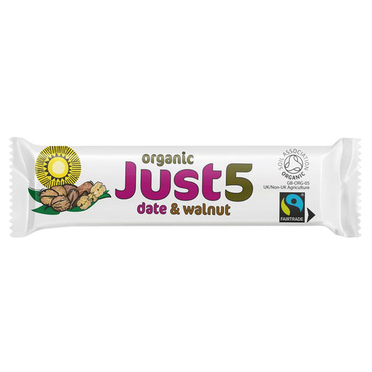 Tropical Wholefoods_Vegan Organic Date & Walnut Bar 40g-pack of 18