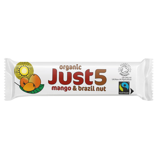 Tropical Wholefoods_Vegan Organic Mango & Brazil Bar 40g-pack of 18