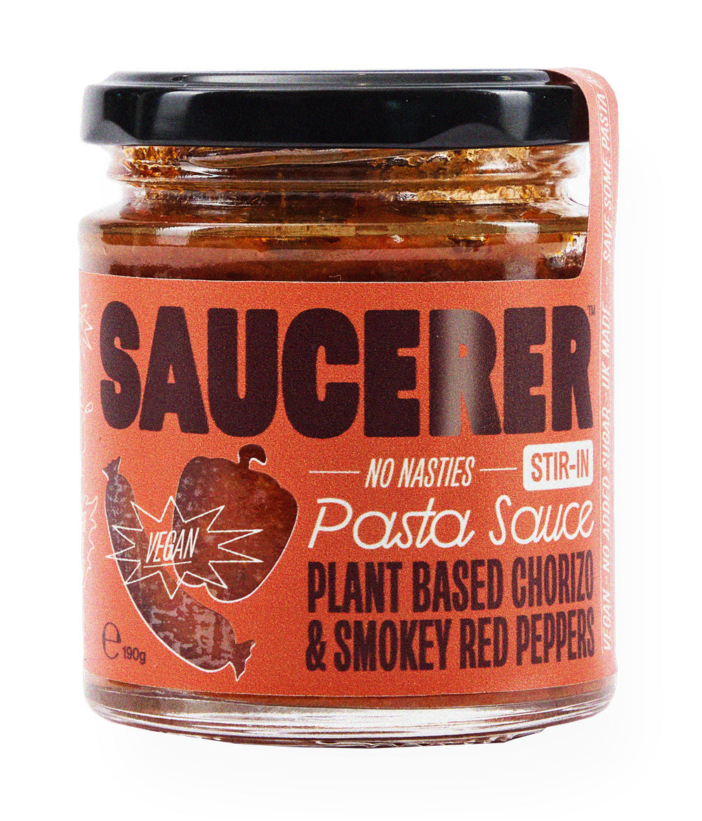 The Saucerer_Plant Based Chorizo & Red Peppers 190g