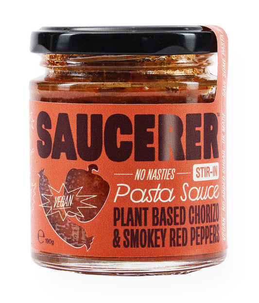 The Saucerer_Plant Based Chorizo & Red Peppers 190g