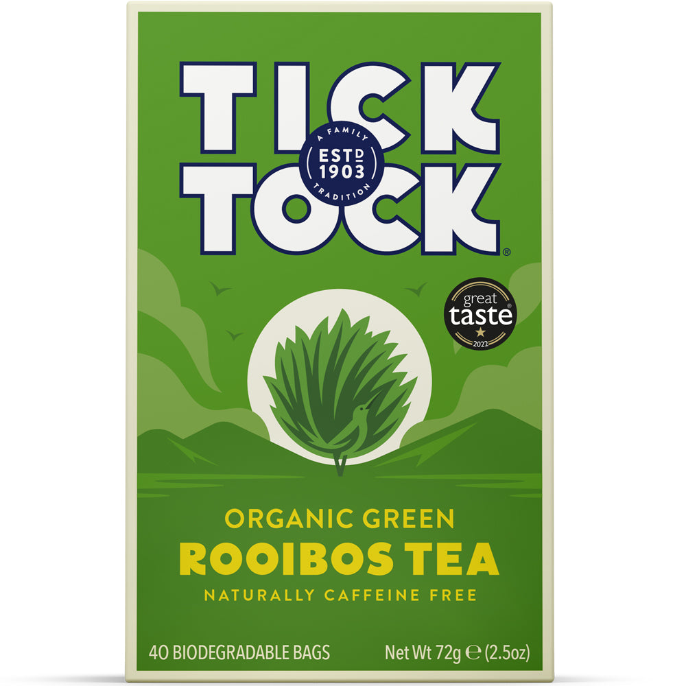 Tick Tock_Organic Green Rooibos 40 tea bags