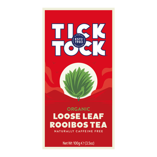 Tick Tock_Organic Rooibos Loose Leaf Tea 100g