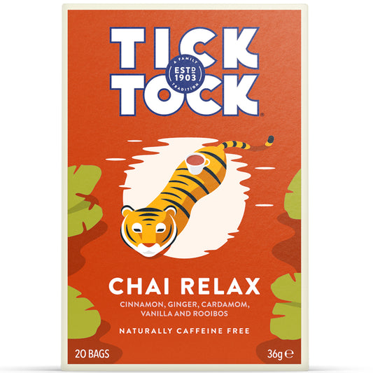 Tick Tock_Wellbeing Chai Relax Tea 20 bag-pack of 2
