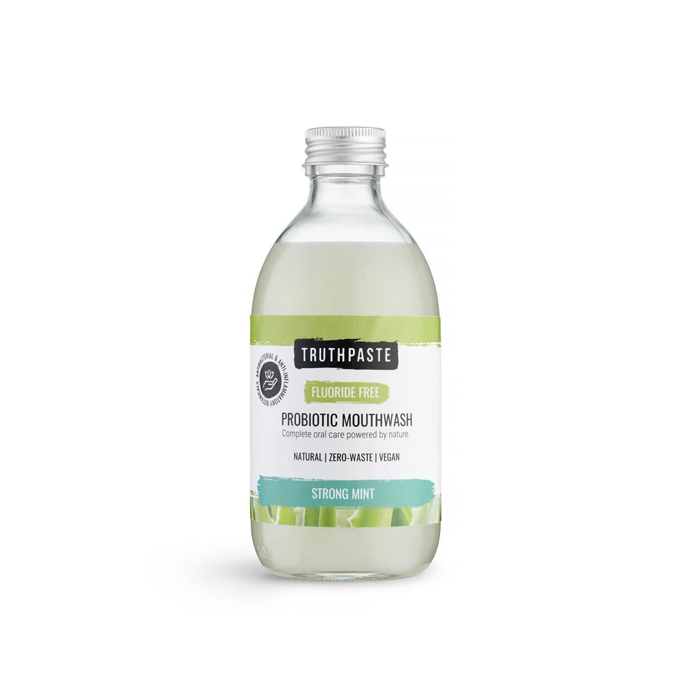 Truthpaste_Probiotic Mouthwash Strong Mint (Fluoride Free 300ml)