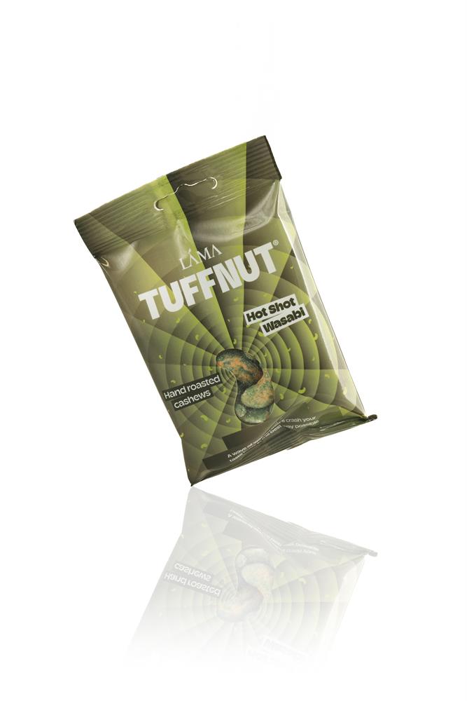 Tuffnut_Hot Shot Wasabi Hand Roasted Cashews 40g-pack of 12