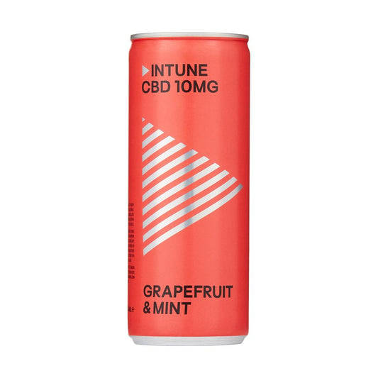 Intune_Grapefruit & Mint 10mg Natural CBD Drink 250ml-pack of 2