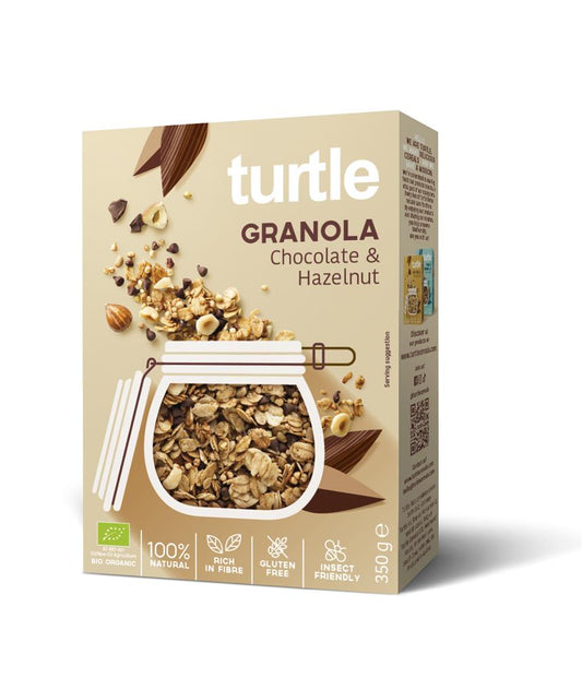 Turtle_Organic Granola Chocolate & Hazelnut 350g