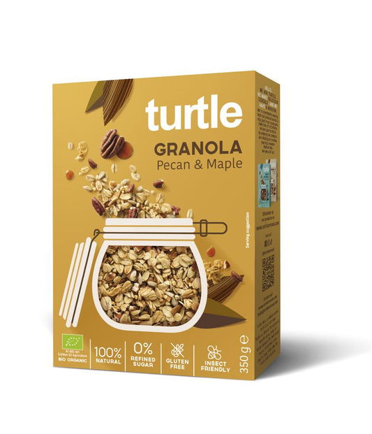 Turtle_Organic Granola Pecan & Maple 350g