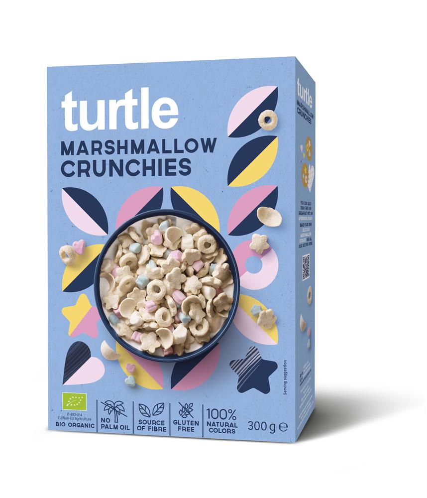 Turtle_Marshmallow Crunchies 300g Organic & Gluten free-Pack of 2