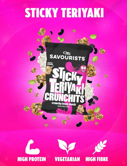 The Savourists Crunchits 12x25g Sticky Teriyaki