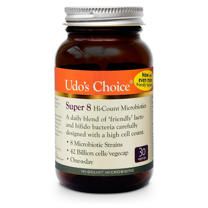 Udo's Choice Super 8 Microbiotics 30 Caps