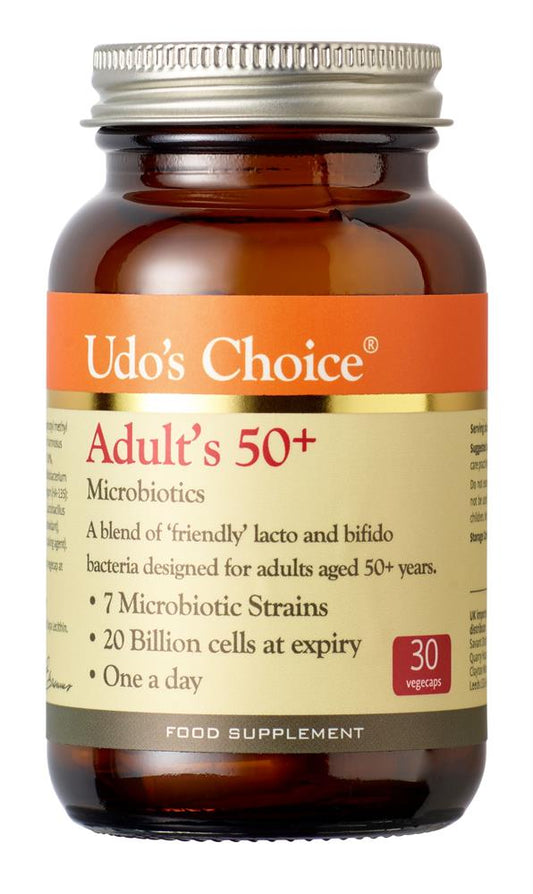 Udo's Choice_Adult 50+ Microbiotic 30 Capsules
