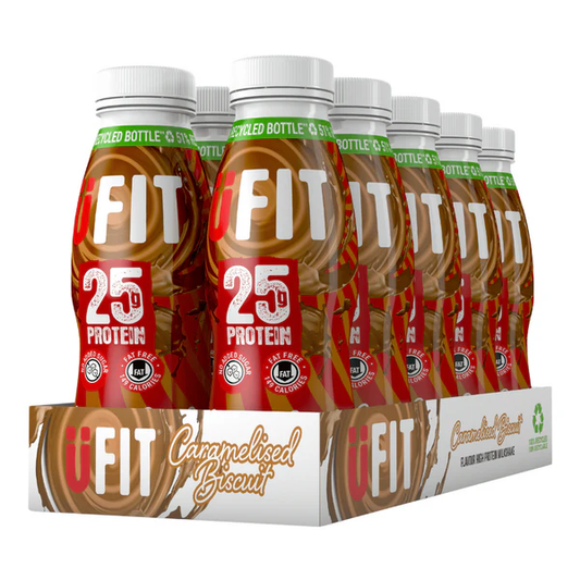 UFIT Protein RTD 10x330ml Caramelised Biscuit