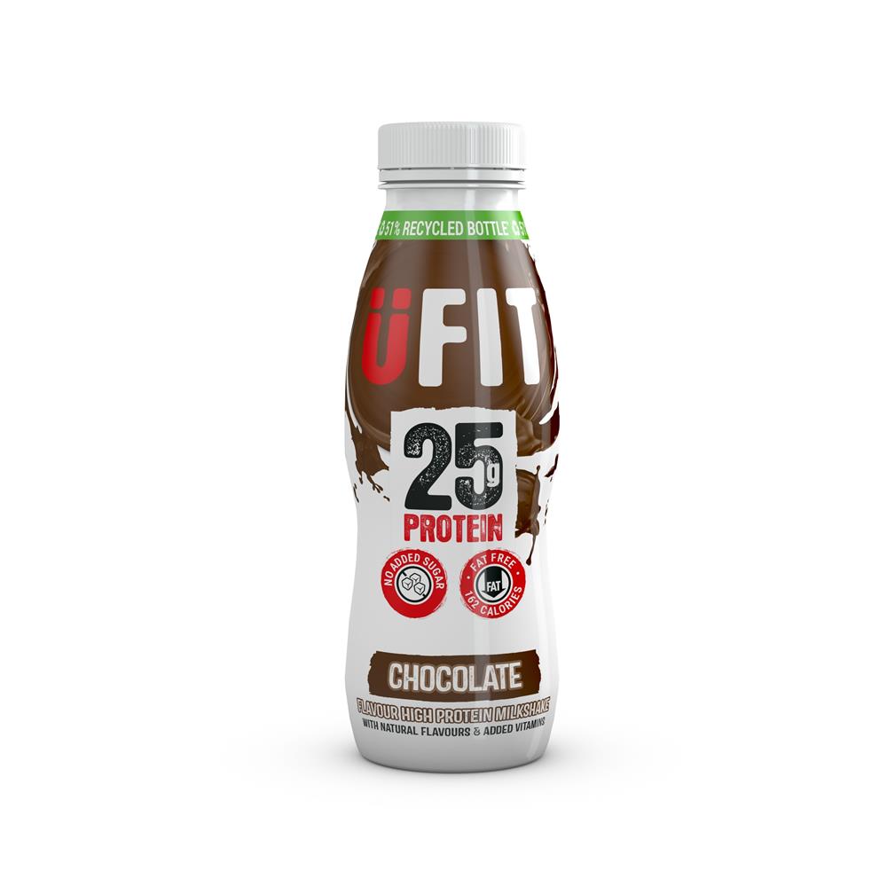 UFIT_High Protein Shake Drink - Chocolate 330ml-Pack of 10