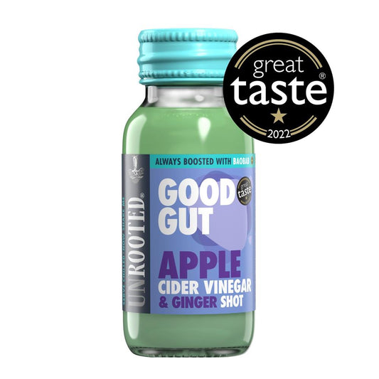 Unrooted_ACV spirulina ginger and baobab 60ml-Pack of 4