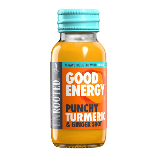 Unrooted_Punchy Turmeric Shot turmeric and ginger good energy shot 60ml-Pack of 4