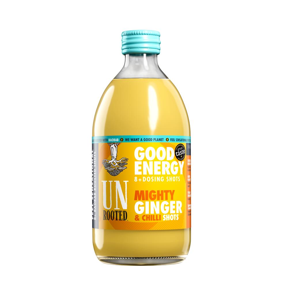 Unrooted_Mighty Ginger Dosing Bottle good energy 500ml dosing bottle