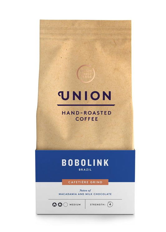 Union Roasted Coffee_Union Hand-Roasted Coffee Bobolink Brazil - Cafetiere grind