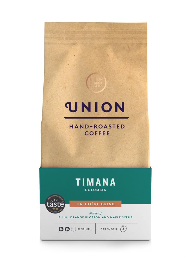 Union Roasted Coffee_Union Coffee Timana Colombia Cafetiere Grind
