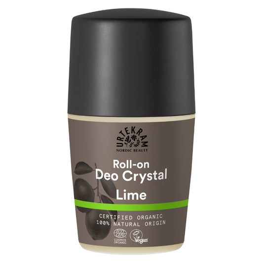 Urtekram_Lime crystal Deodorant Roll On 50ml. Organic