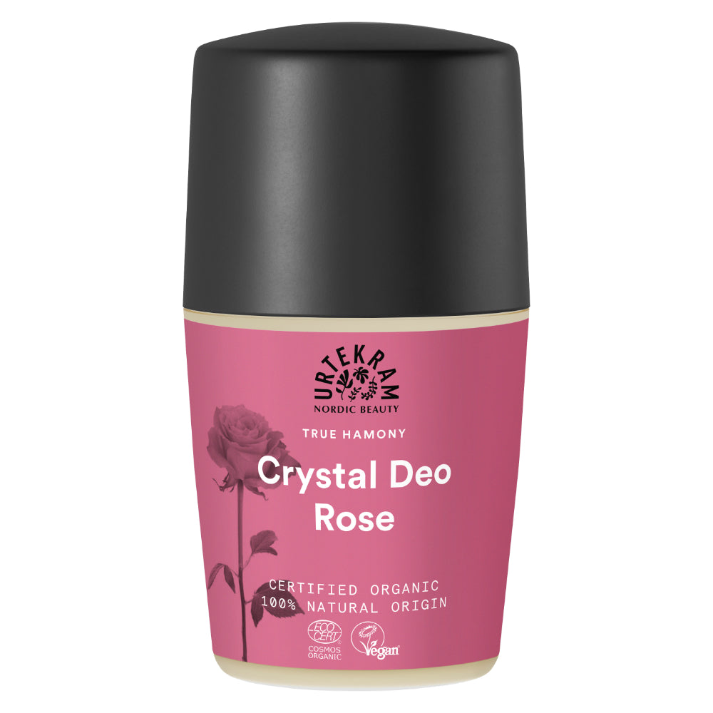 Urtekram_Rose Crystal Deodorant Roll On 50ml. Organic