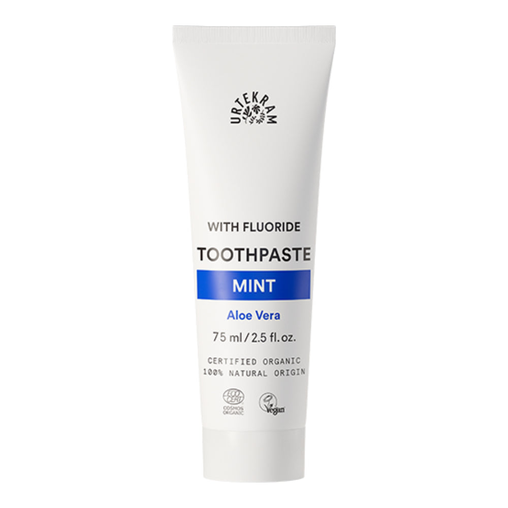 Urtekram_Organic Mint with FLUORIDE Toothpaste 75ml