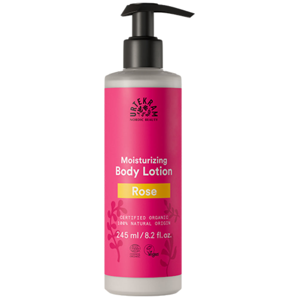 Urtekram_Organic Rose Body Lotion with Pump 245ml