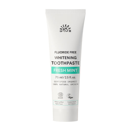 Urtekram_Whitening Toothpaste Fresh Mint 75ml