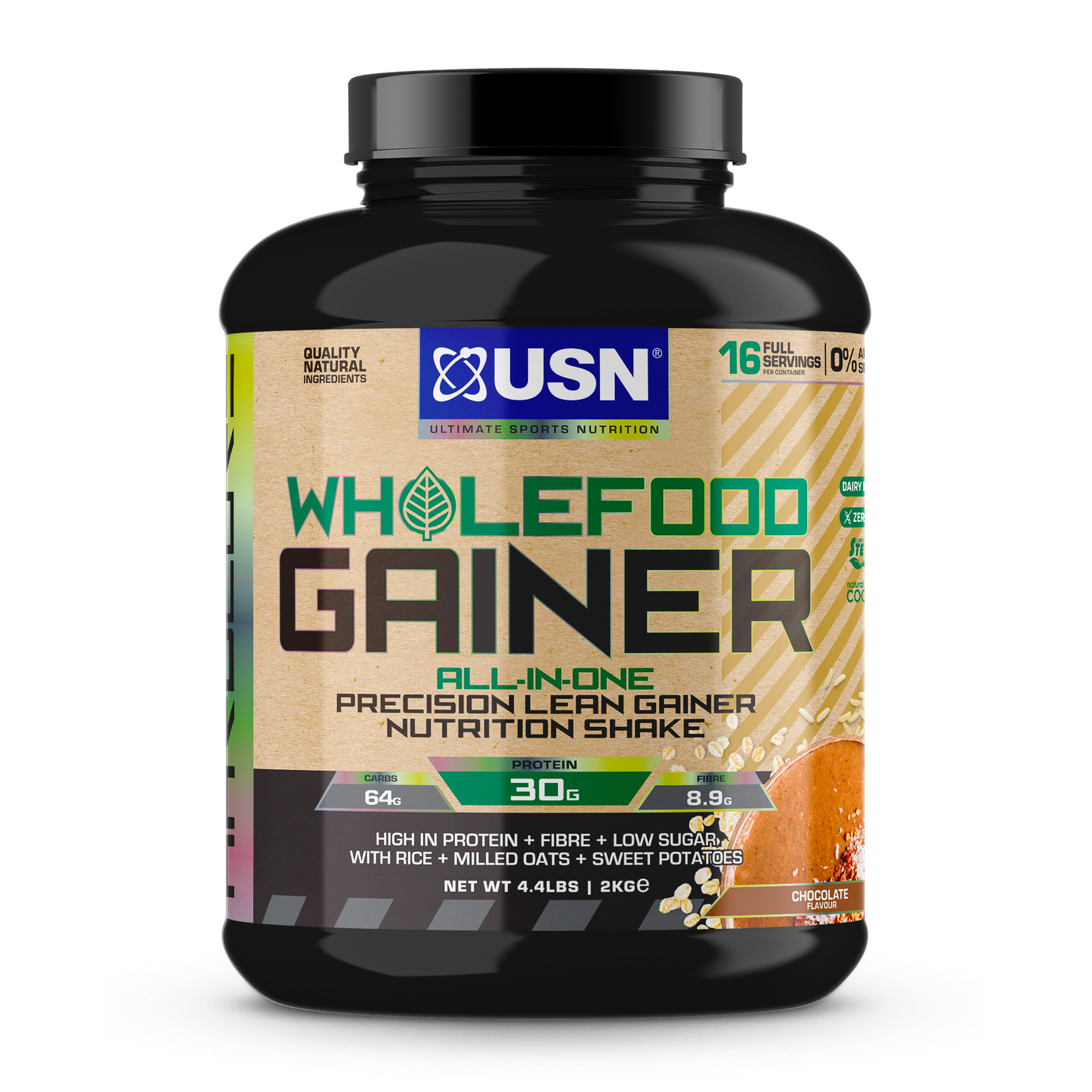 USN Wholefood Gainer 2kg Banana Blueberry Pancake