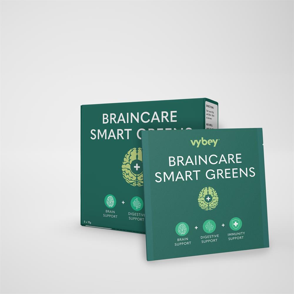 Vybey_Braincare Smart Greens Travel Pack. 5 Sachets