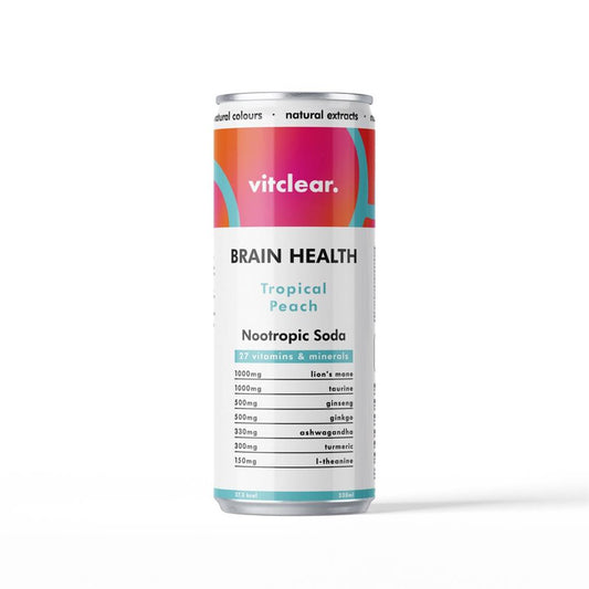 Vitclear_Brain Health Nootropic Soda 330ml-Pack of 3