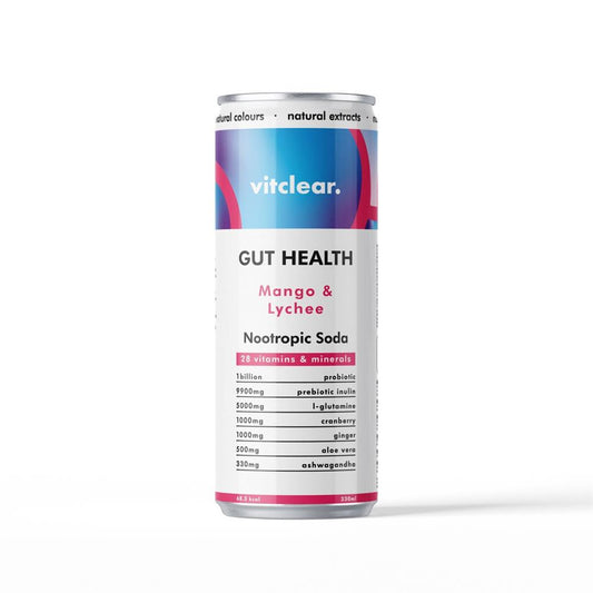Vitclear_Gut Health Nootropic Soda 330ml-Pack of 3