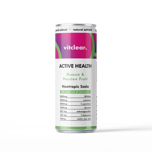 Vitclear_Active Health Nootropic Soda 330ml-Pack of 3