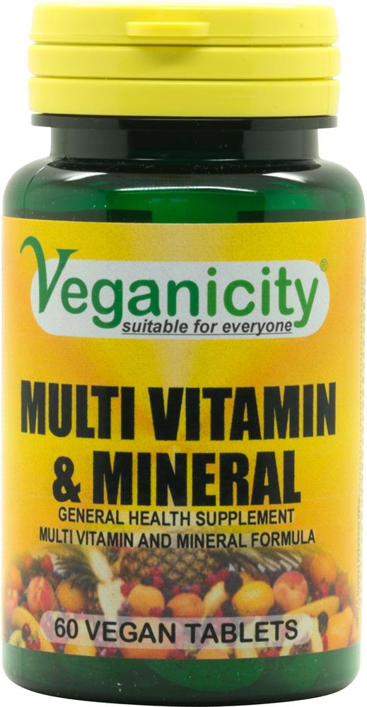 Veganicity_Multi Vitamins & Minerals 60 Vtabs 27 essential nutrients