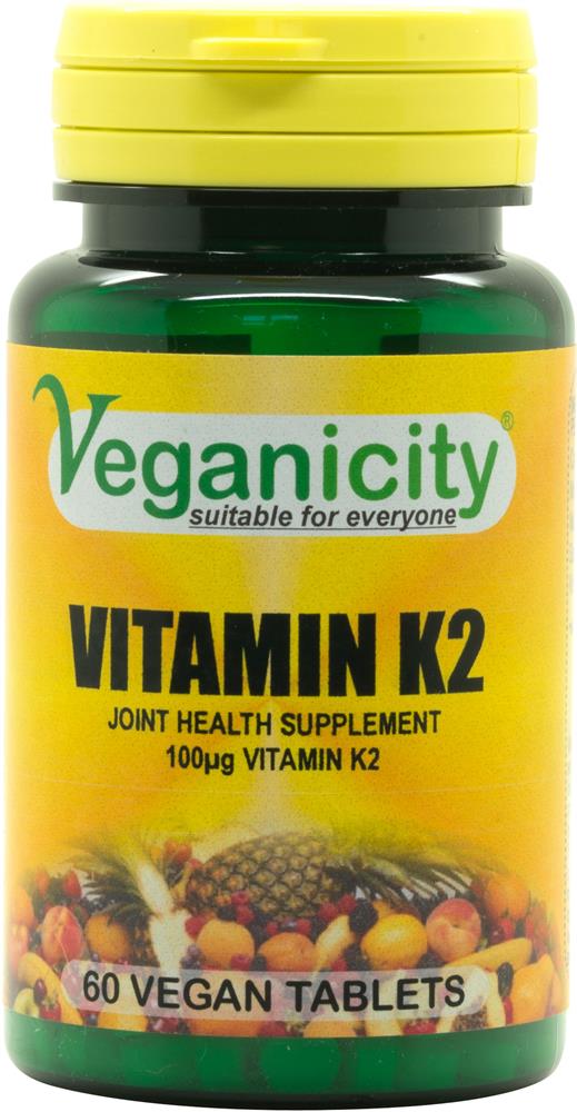 Veganicity_Vitamin K2 100ug 60 Vtabs to help with the proper bone formation