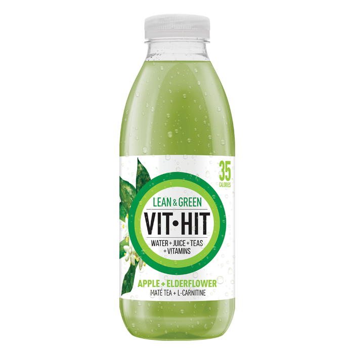 VITHIT Lean & Green 12x500ml Apple & Elderflower