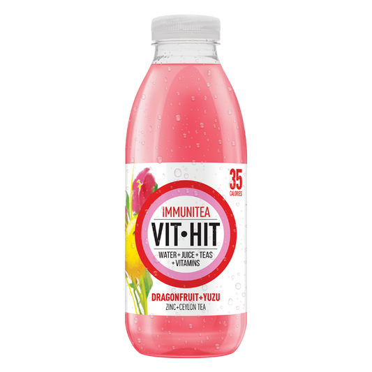 VITHIT Immunitea 12x500ml Dragonfruit & Yuzu