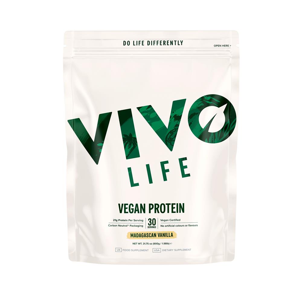 Vivo Life_Vegan Protein Vanilla 900g