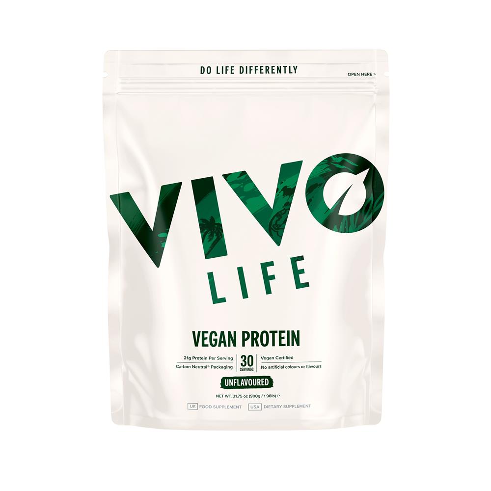 Vivo Life_Vegan Protein Unflavoured 900g